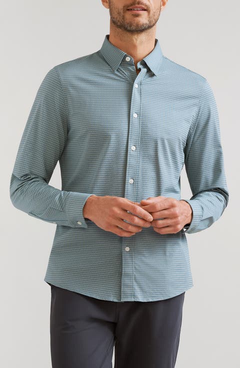 Commuter Slim Fit Button-Up Shirt