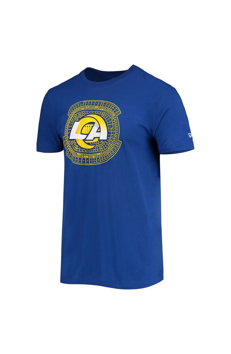 New Era Men's New Era Royal Los Angeles Rams Stadium T-Shirt, Alternate, color, Royal