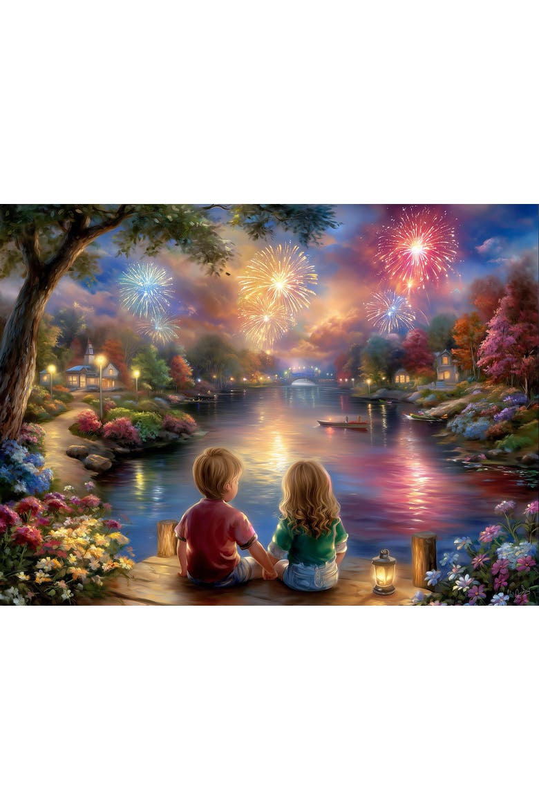 Fireworks with Bestie 1000 piece Jigsaw Puzzle for Adults, Alternate, color, Multicolor