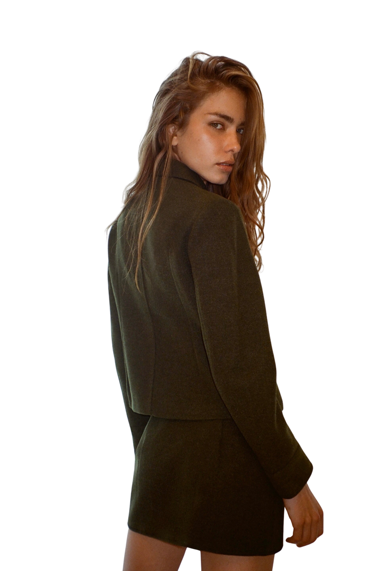 Daisy Skirt, Alternate, color, Pine