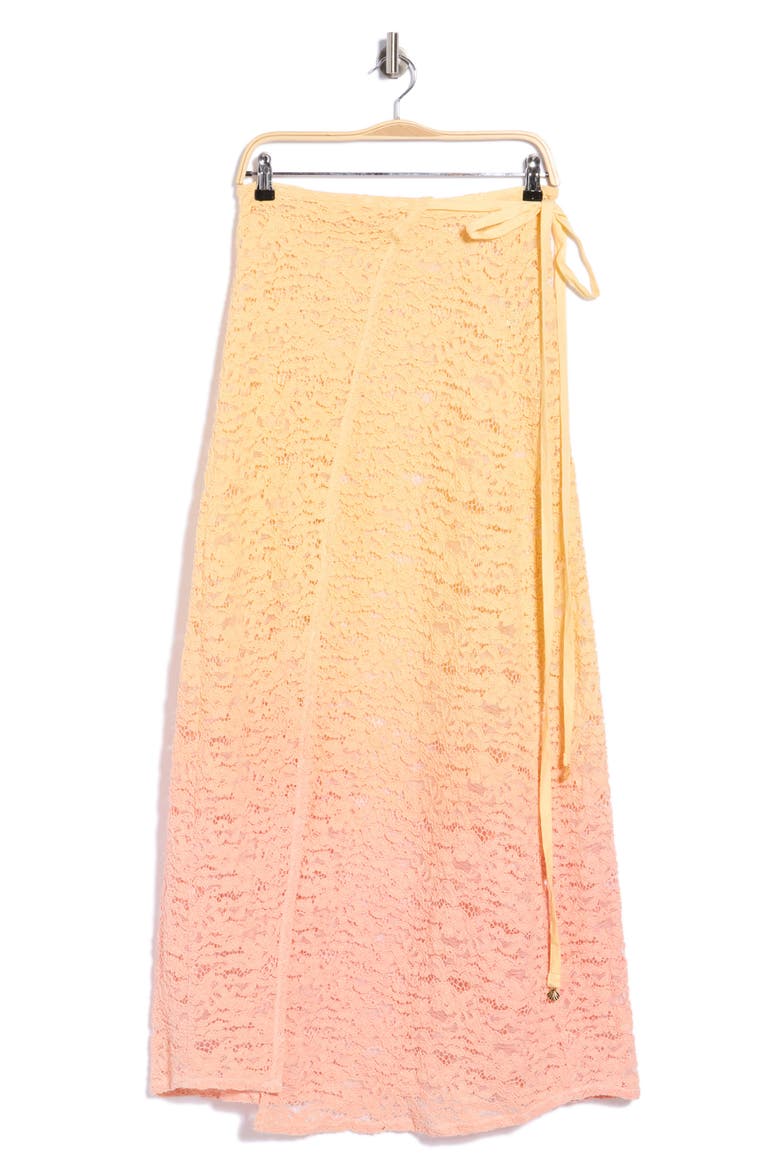 Clay Lace Wrap Cover-Up Skirt, Alternate, color, LIGHT PASTELYELLOW