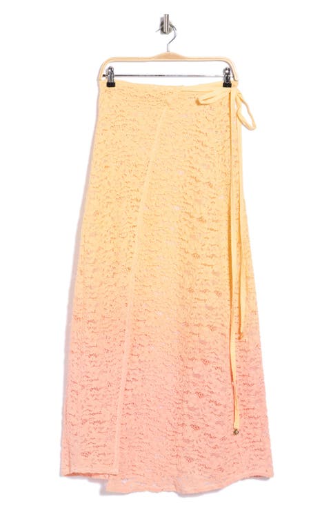Clay Lace Wrap Cover-Up Skirt