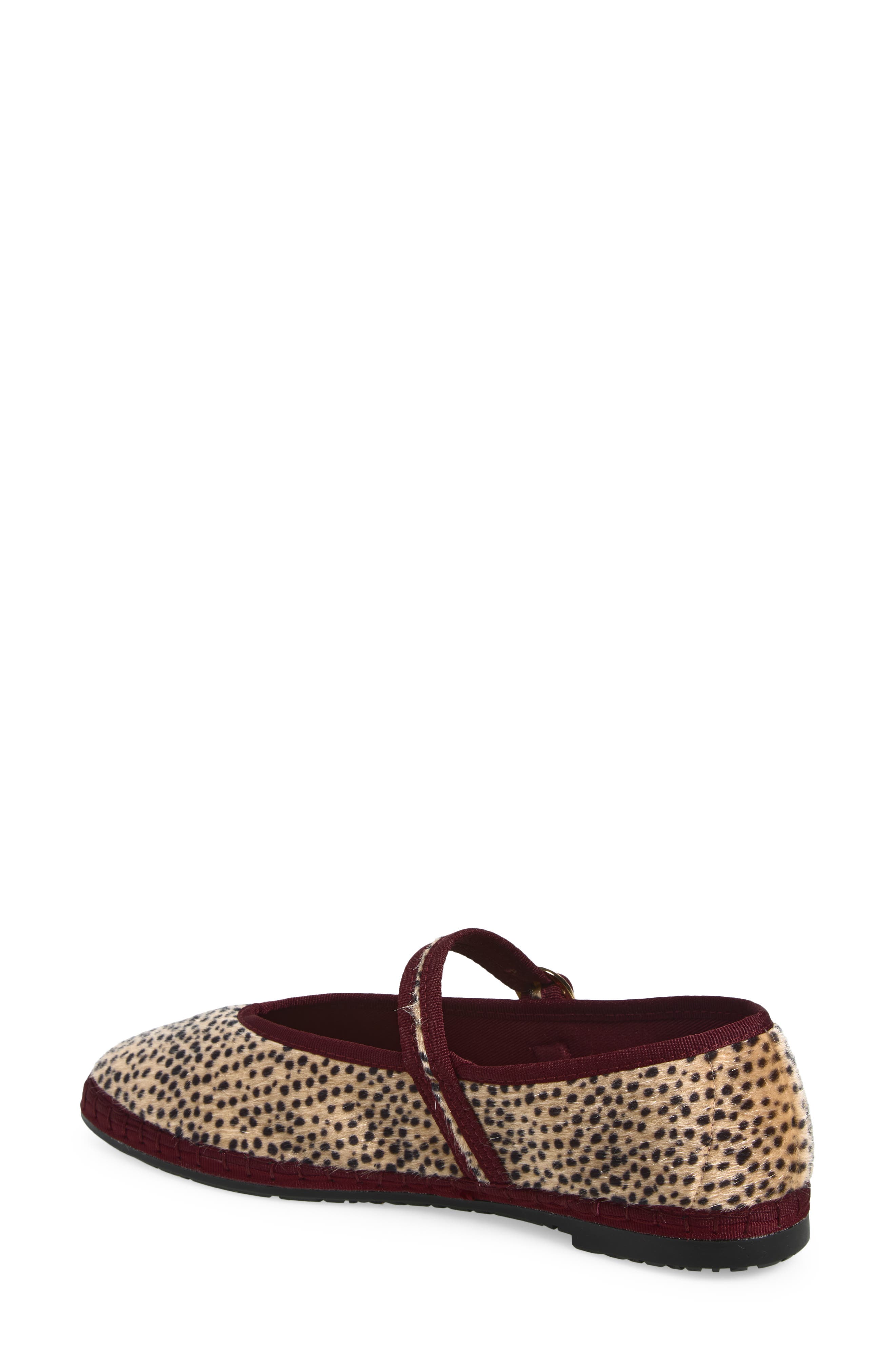 x Nordstrom Animal Print Ballet Flat, Alternate, color, BROWN