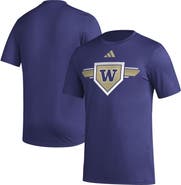 adidas Men's adidas Purple Washington Huskies 2023/24 AEROREADY Homeland Plate Pregame T-Shirt