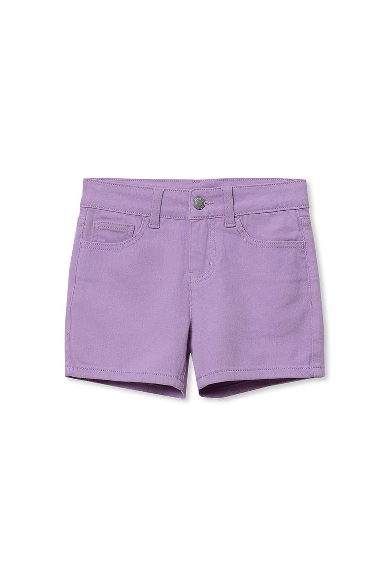 Girls Twill 5 Pocket Shorts, Main, color, Lavender
