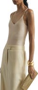 Reiss Cara Rib Silk Blend Camisole