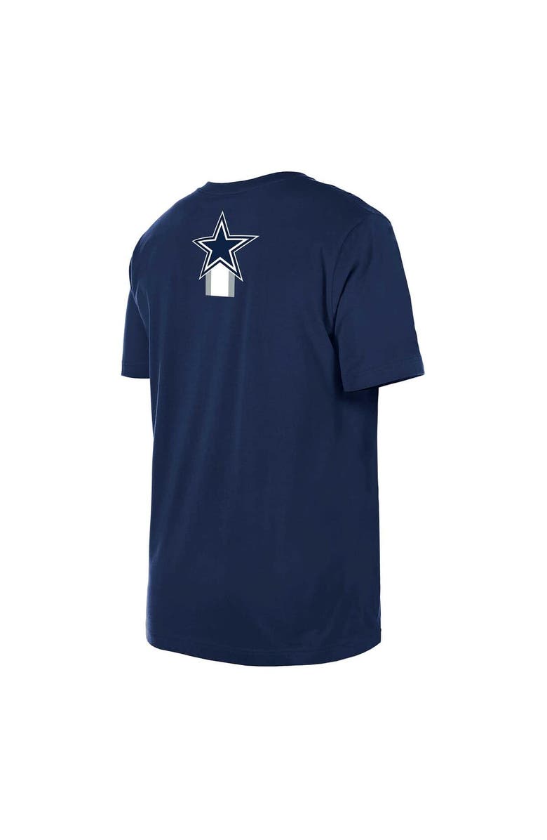 New Era Men's New Era Navy Dallas Cowboys 3rd Down High Density Print T-Shirt, Alternate, color, Navy