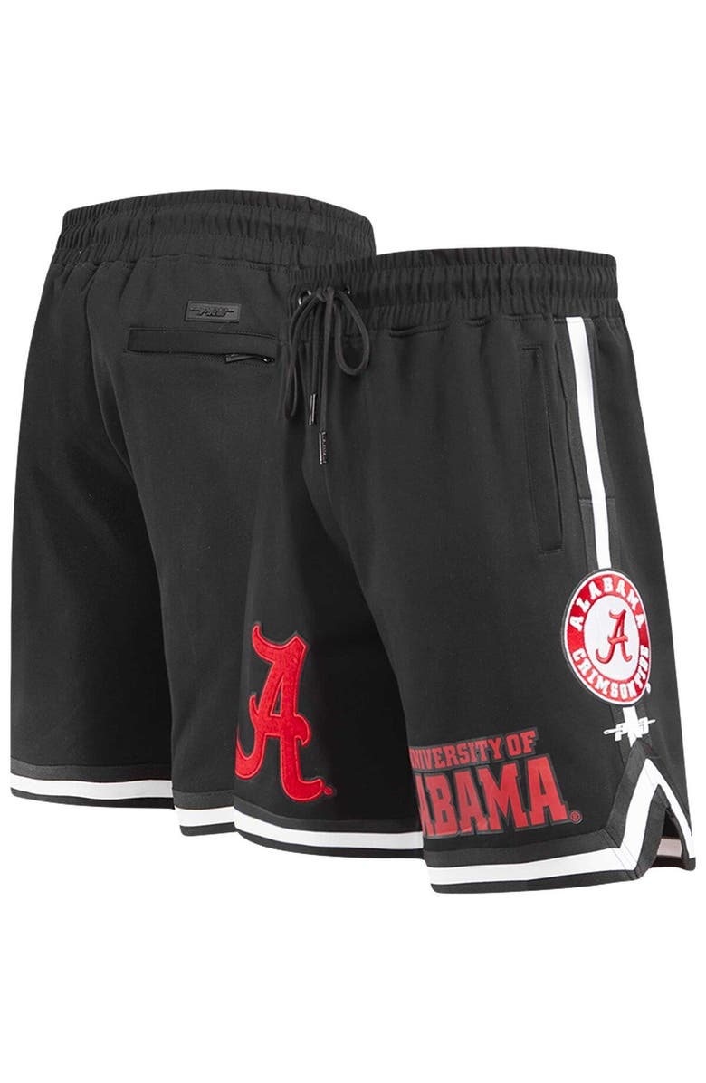 PRO STANDARD Men's Pro Standard Black Alabama Crimson Tide Classic Shorts, Alternate, color, 