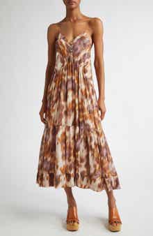 Isabel Marant Étoile Sabba Tiered Cotton Maxi Dress