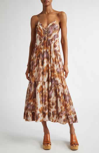 Isabel Marant Étoile Sabba Tiered Cotton Maxi Dress