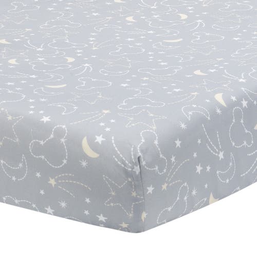 Lambs & Ivy Disney Baby Mickey Mouse 4-piece Crib Bedding Set In Gray