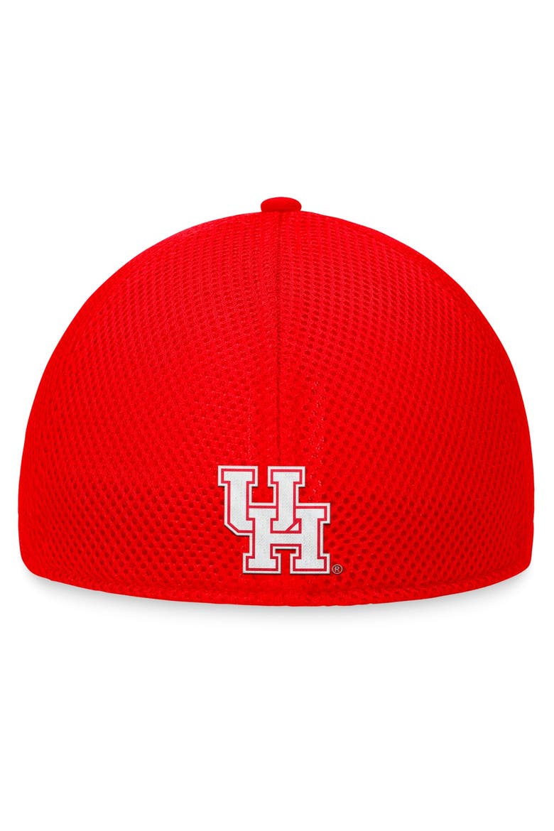 Men's Top of the World Red Houston Cougars Spacer Flex Hat, Alternate, color, Red