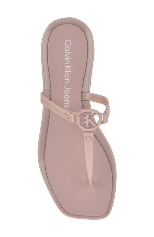 Calvin Klein Edhen Flip Flop In Light Pink