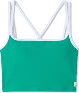 Vuori Daily Layered Crop Tank Top