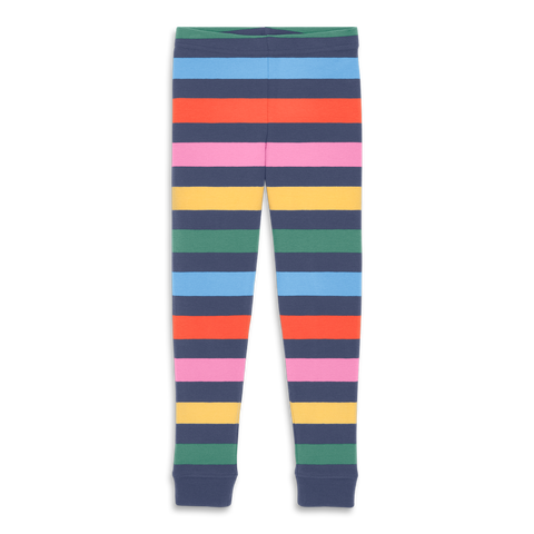 Kids Organic Pj Pant In Stripe