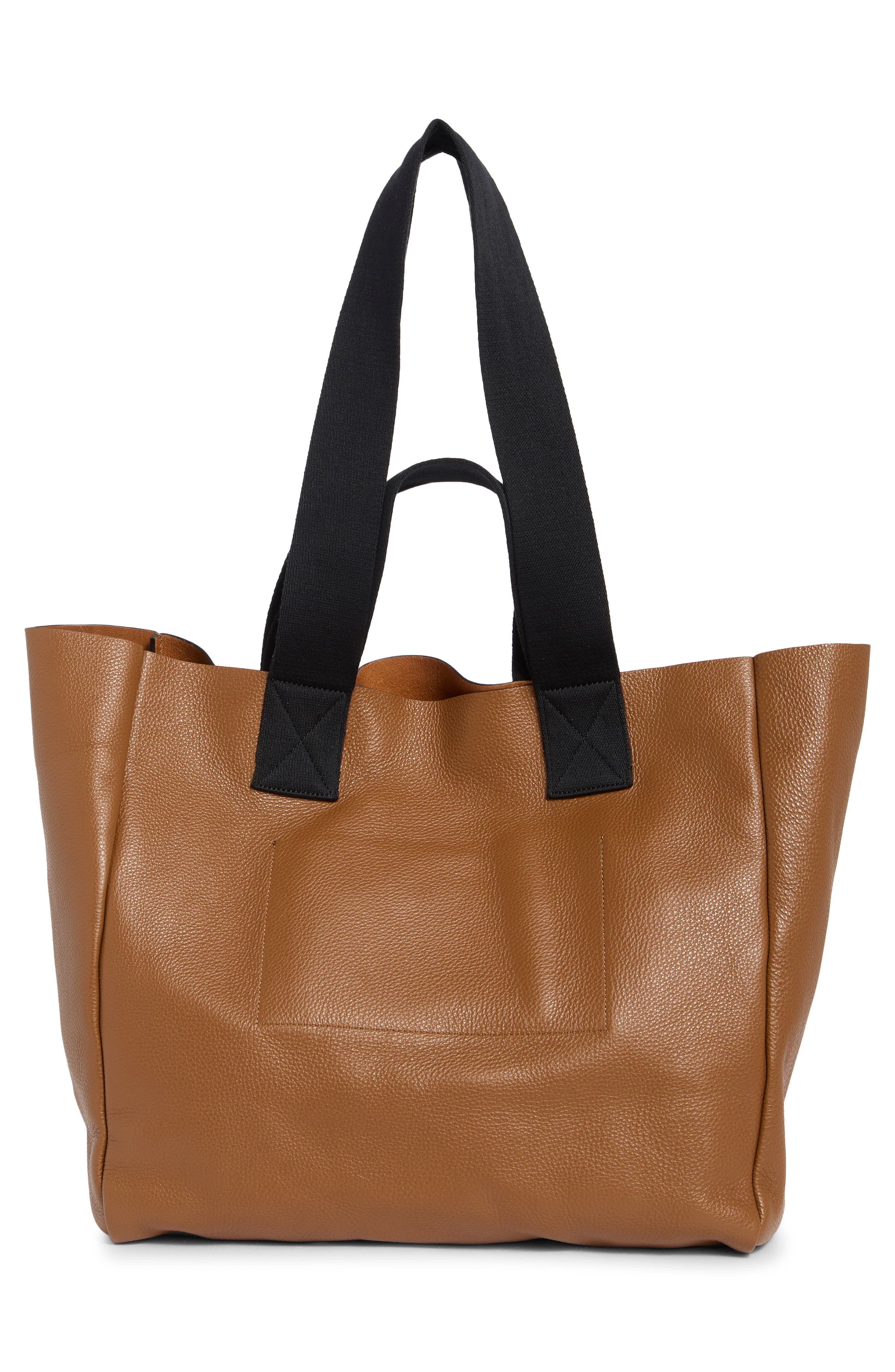 AllSaints Izzy Leather Tote (Women) | Nordstromrack