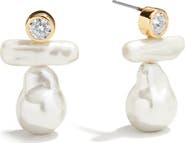 BaubleBar Josephine Faux Pearl Drop Earrings