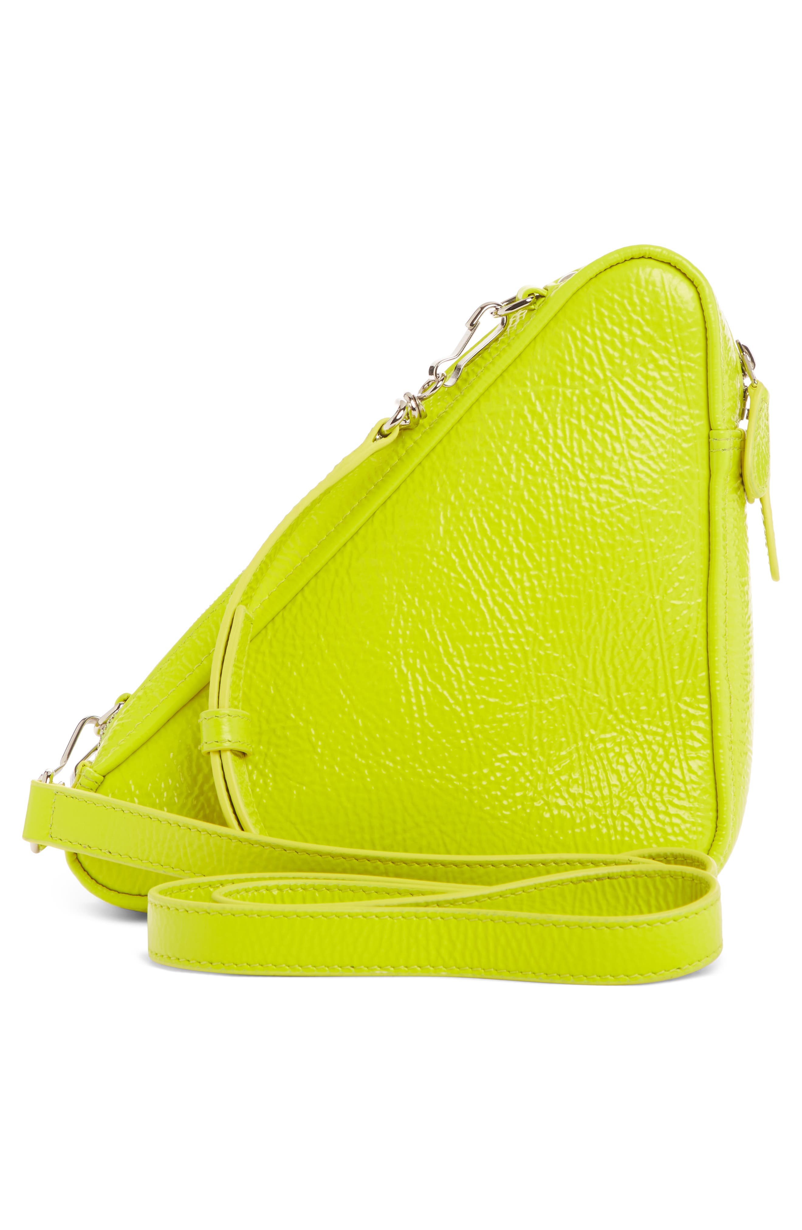 Balenciaga Triangle Calfskin Crossbody Bag, Alternate, color, 