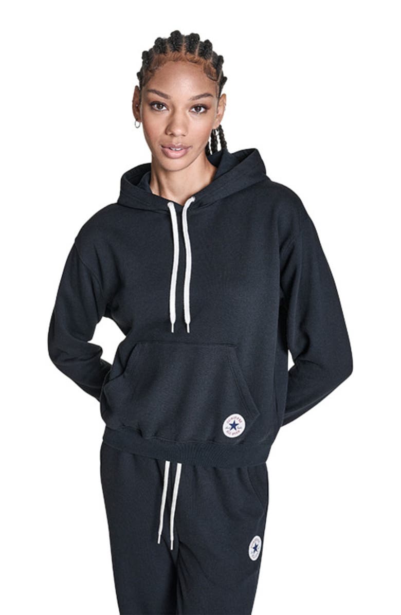 Converse Women's Chuck Patch Hoodie, Alternate, color, Converse Black