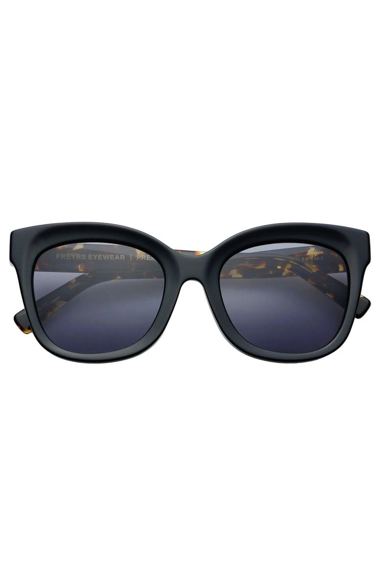 Naples Cat Eye Sunglasses, Main, color, Black / Tortoise