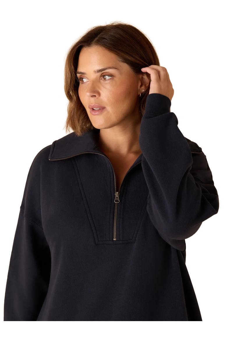 Half Zip Sweatshirt, Main, color, Navy