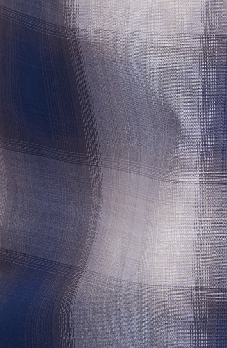 Pendleton Frontier Plaid Short Sleeve Snap-Up Western Shirt, Alternate, color, 