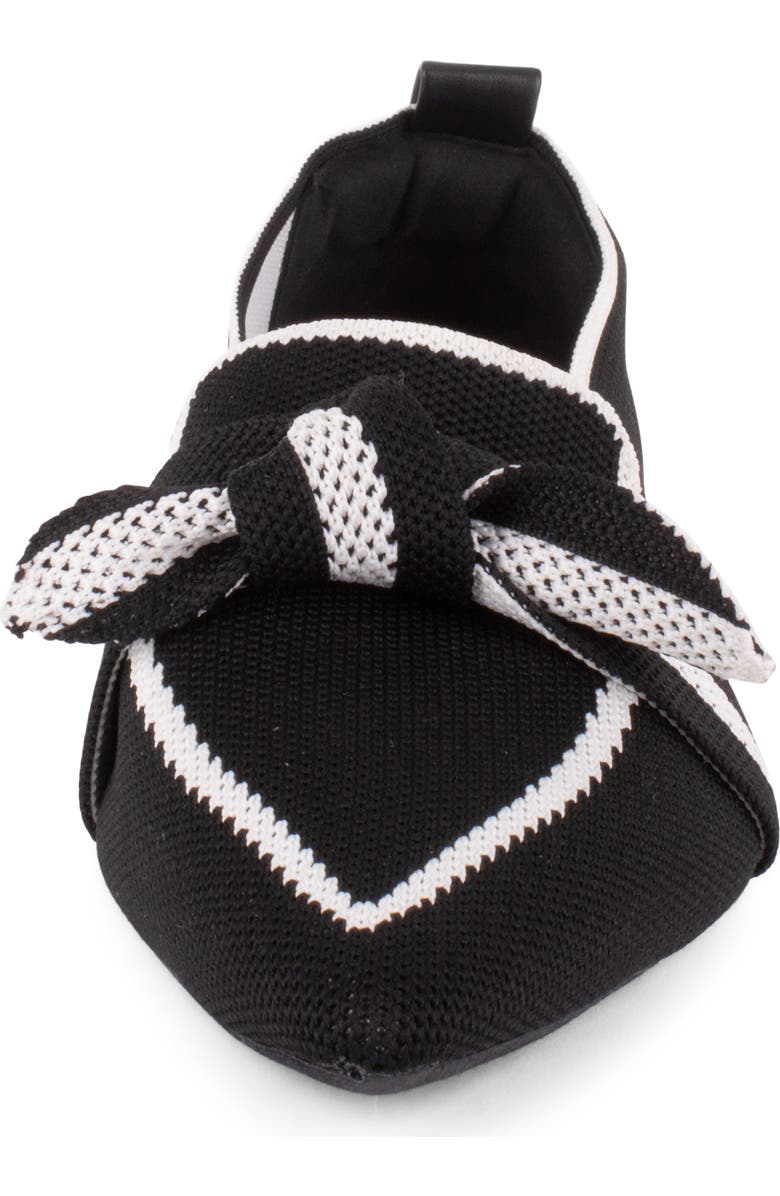 Tahari Florentia Pointed Toe Loafer, Alternate, color, Black