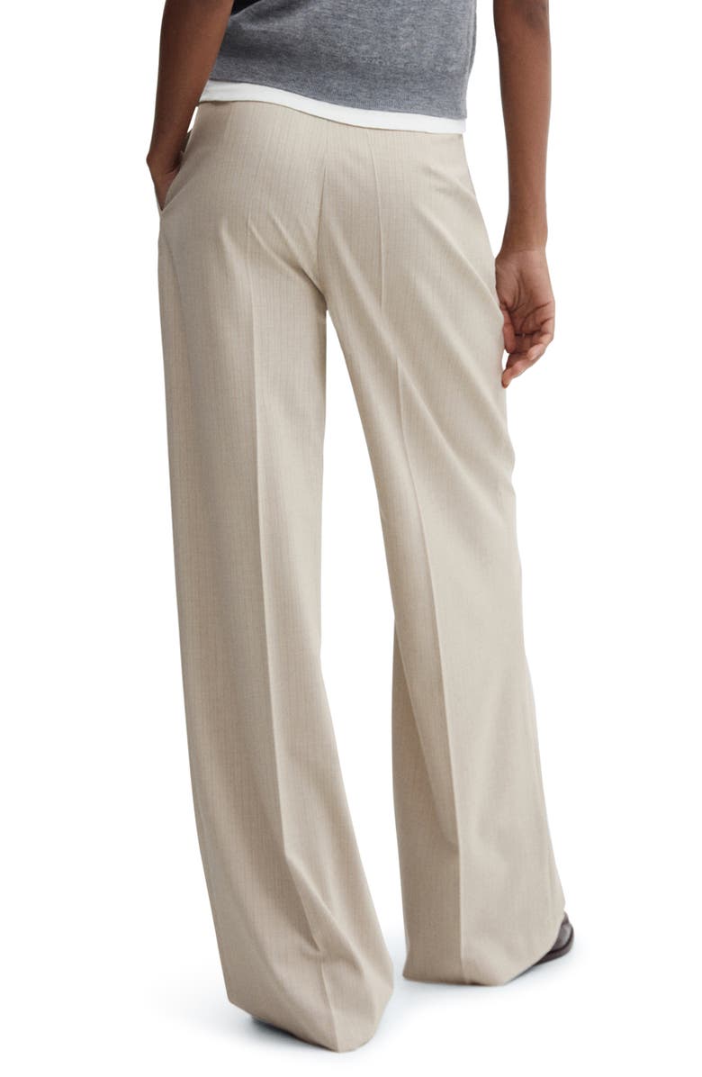 MANGO Tonal Stripe Pants, Alternate, color, 