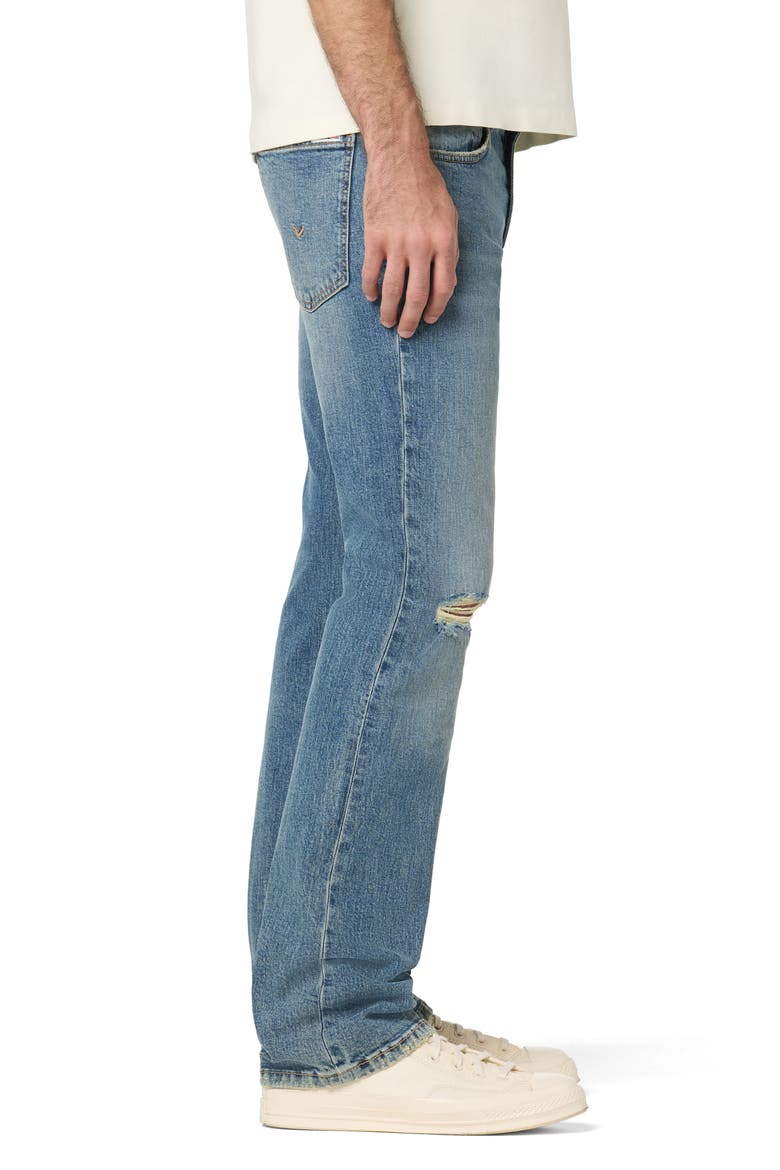 Distressed Kick Flare Jeans, Alternate, color, VAUGHAN