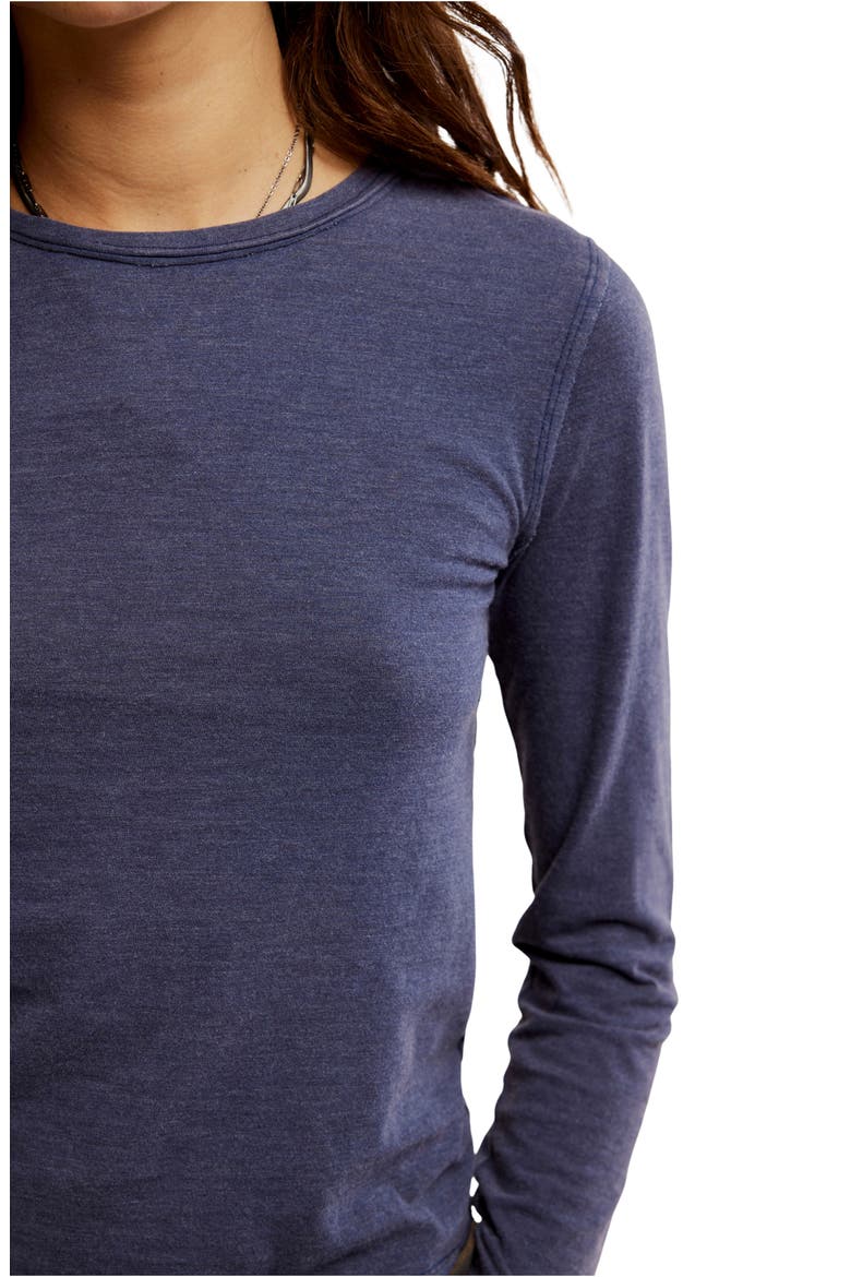 Nova Long Sleeve T-Shirt, Alternate, color, PEACOAT