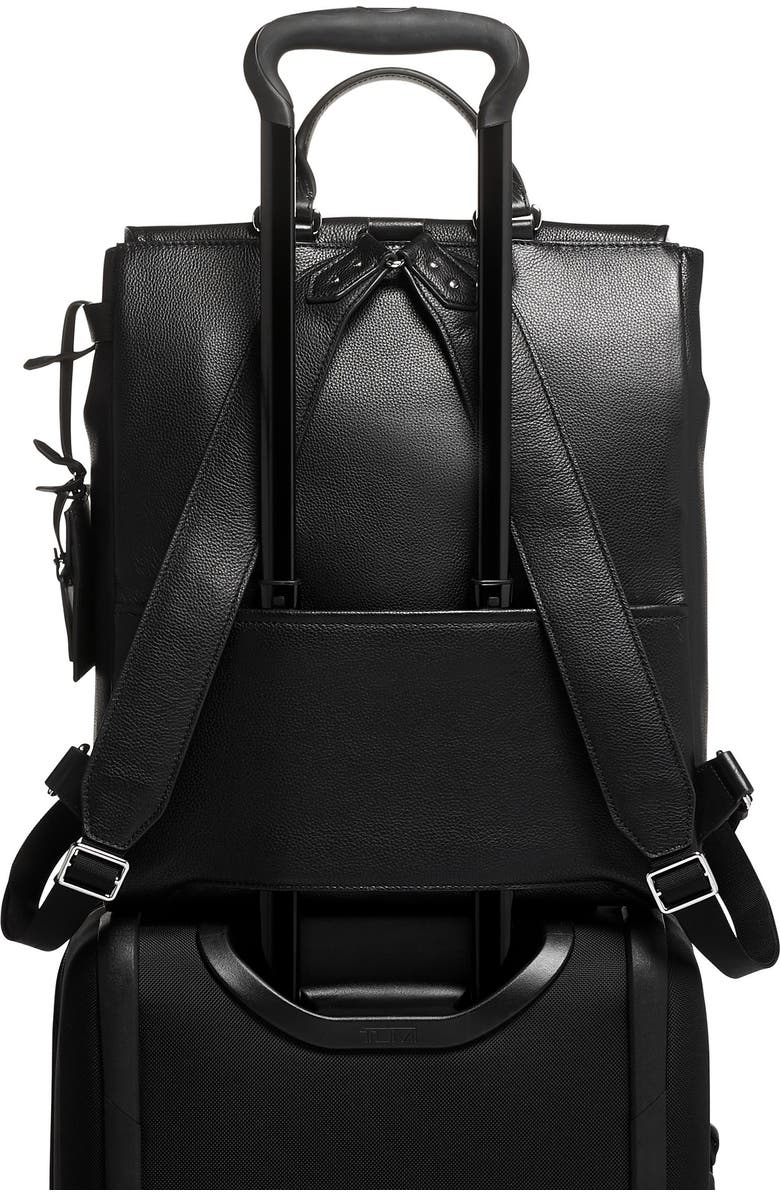 TUMI Lisette Leather Backpack, Alternate, color,
