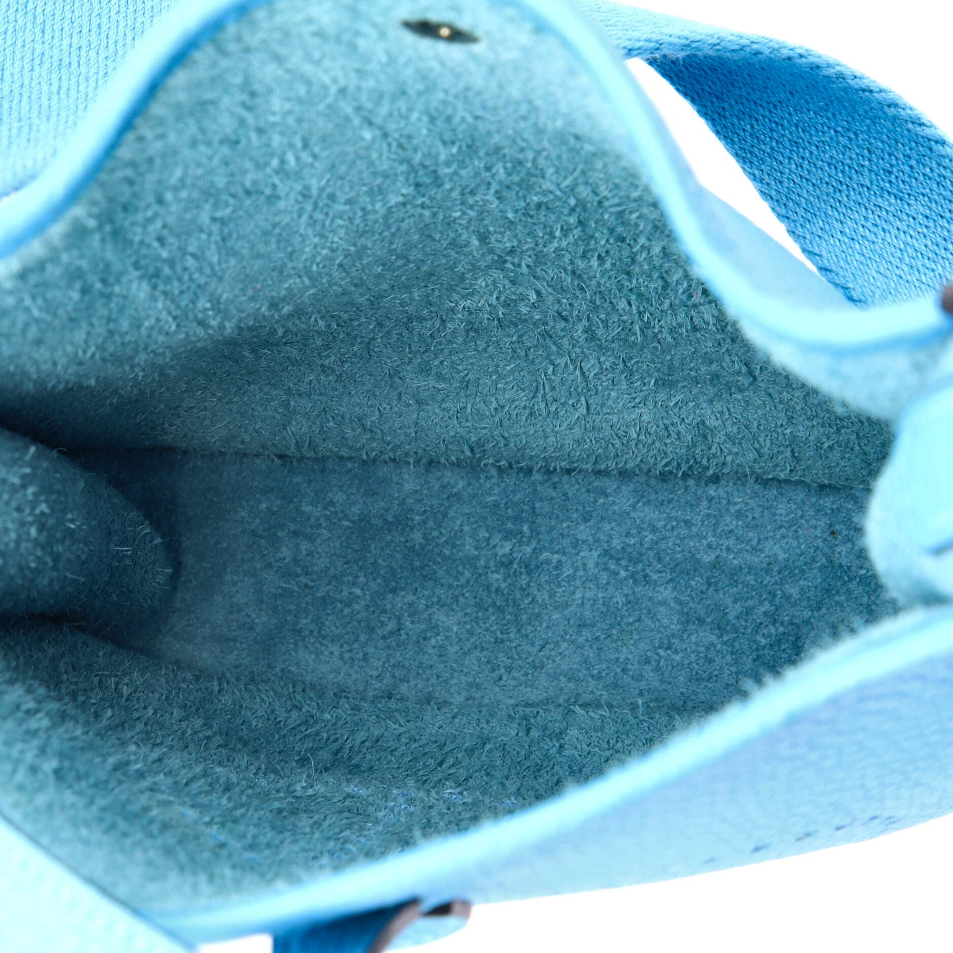 Pre-Owned Hermes Evelyne Bag Gen III Maurice TPM, Alternate, color, Celeste