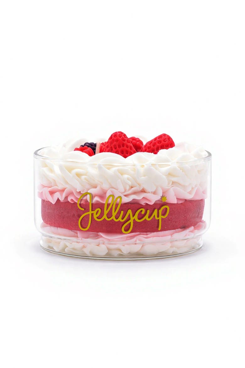 Cake Soy Wax Candle Fresh Berry, Alternate, color, Fresh Berry