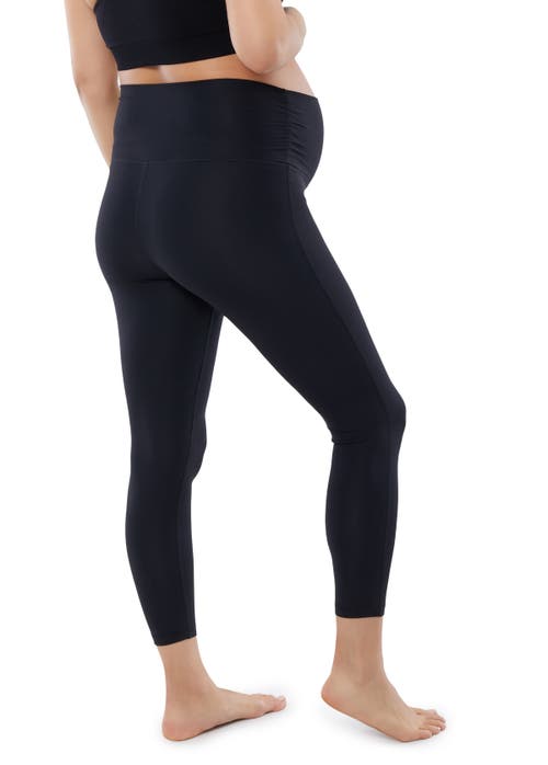 Ingrid & Isabel Maternity Foldover Legging Bundle In Black