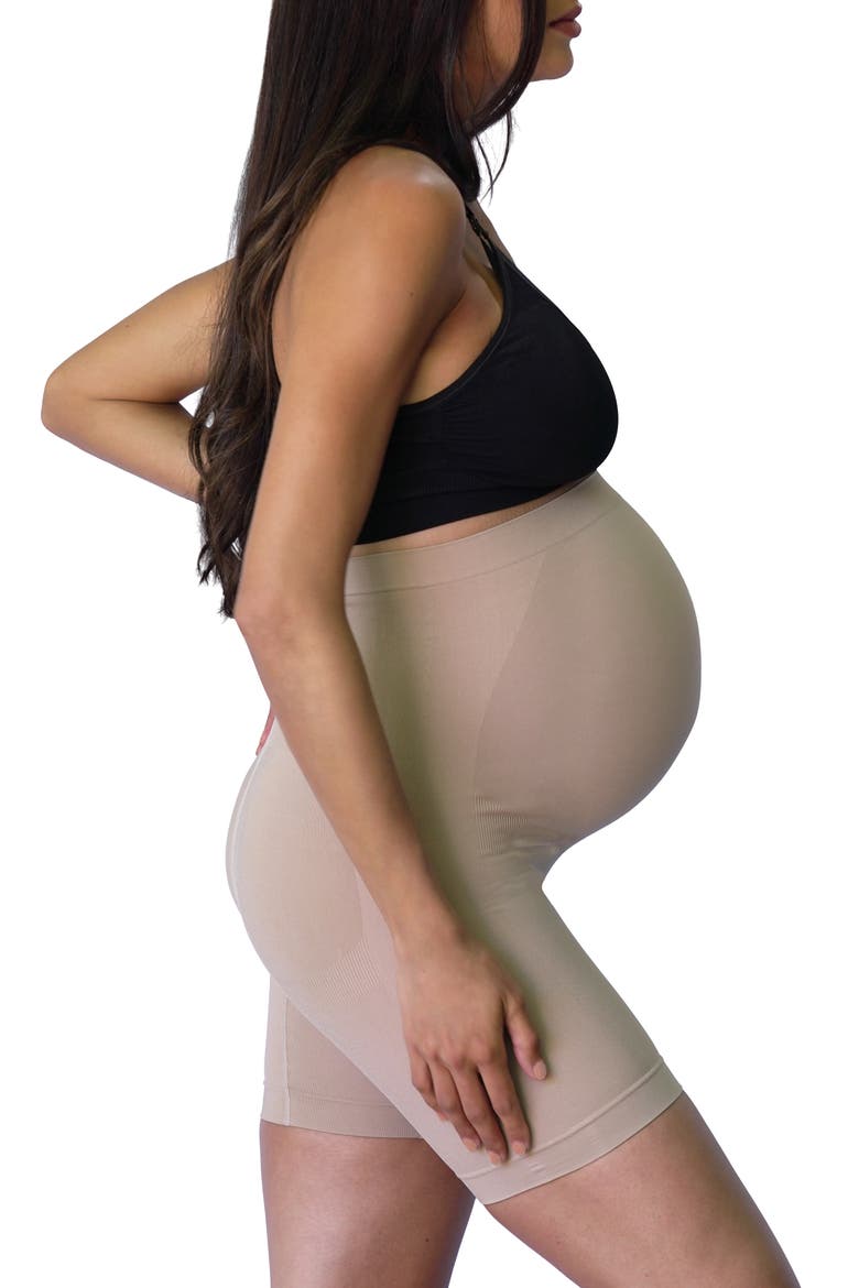 Ingrid & Isabel® Maternity Shapewear Shorts, Alternate, color, NUDE