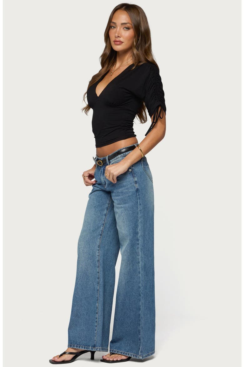 Casta Heart Pocket Low Rise Baggy Jeans, Alternate, color, MEDIUM-BLUE-WASHED