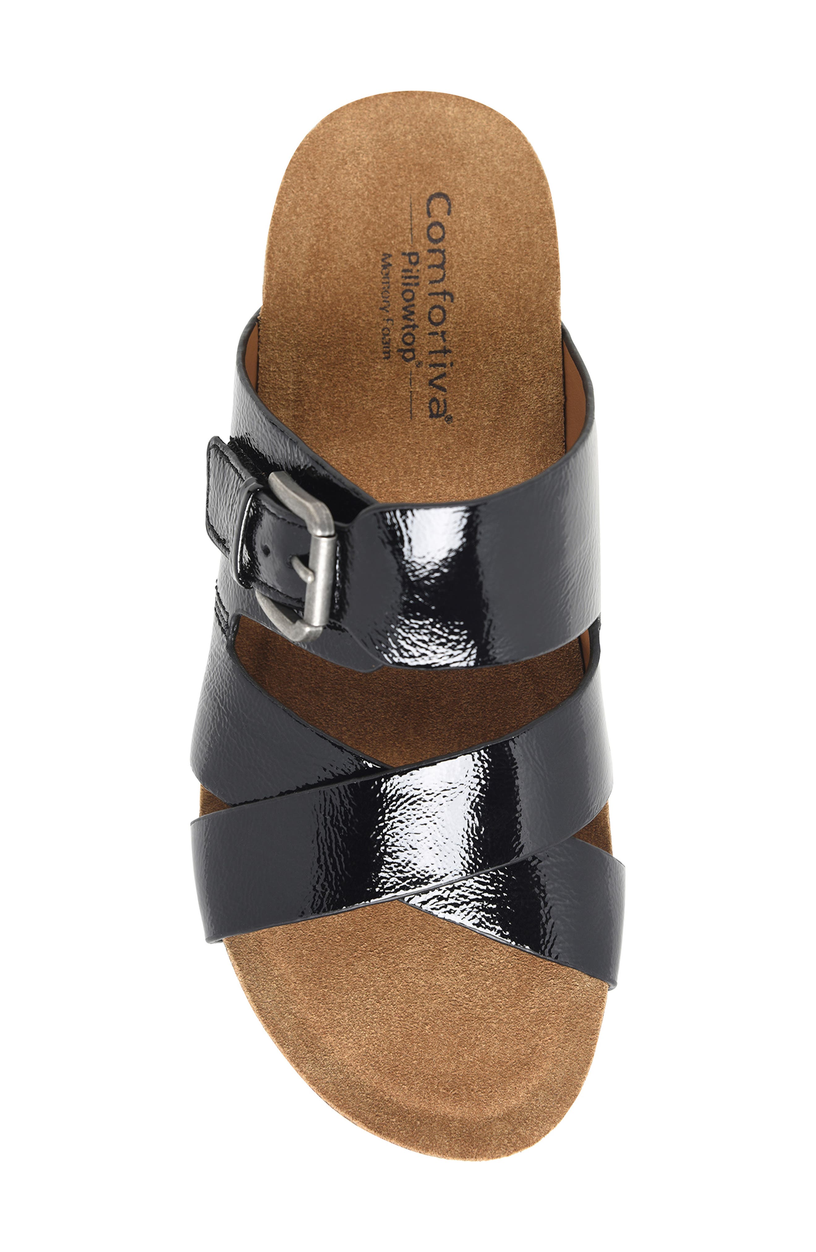 Comfortiva Gervaise Slide Sandal, Alternate, color, Black