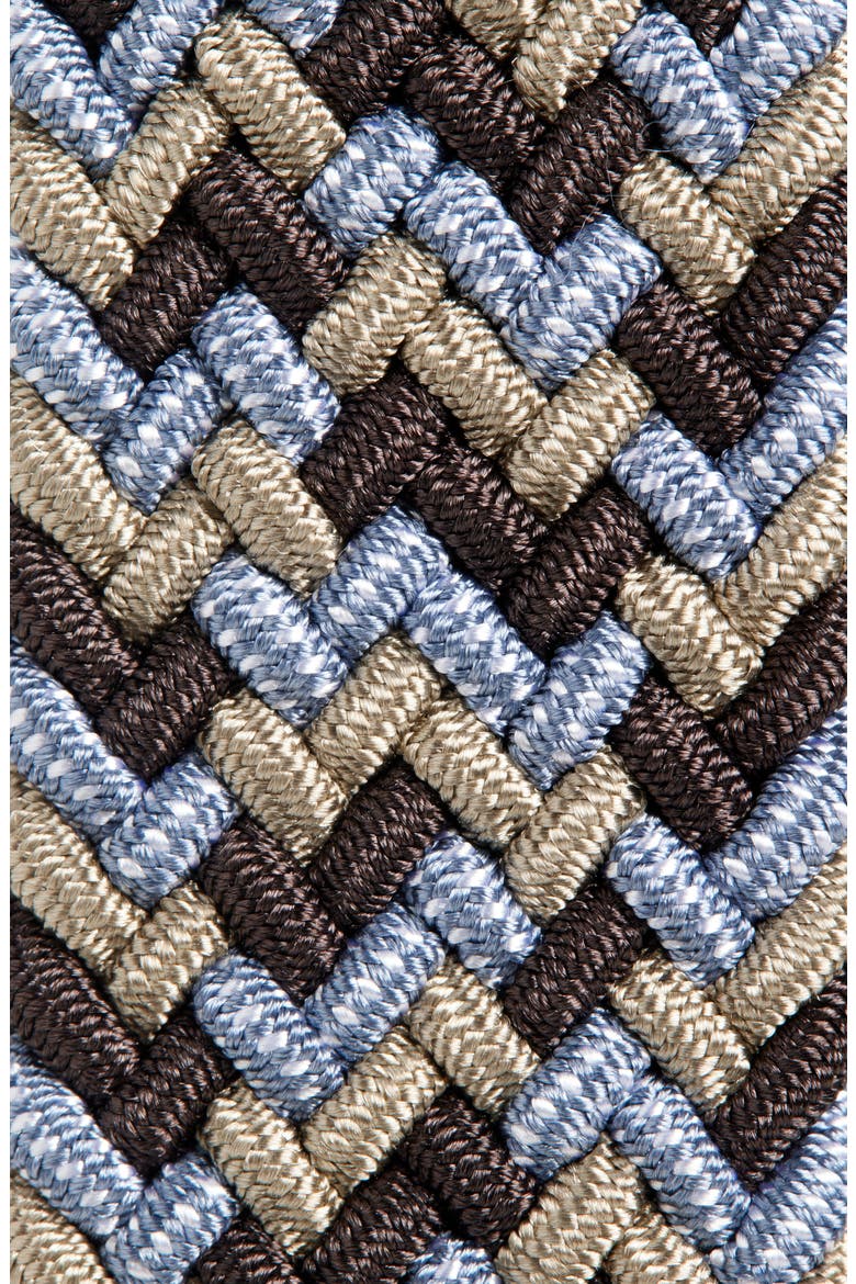 Multi Stretch Braided Belt, Alternate, color, BROWN MULTI