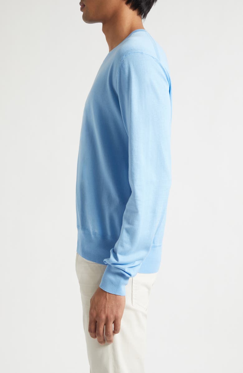 TOM FORD Cotton Sweater, Alternate, color, Turquoise