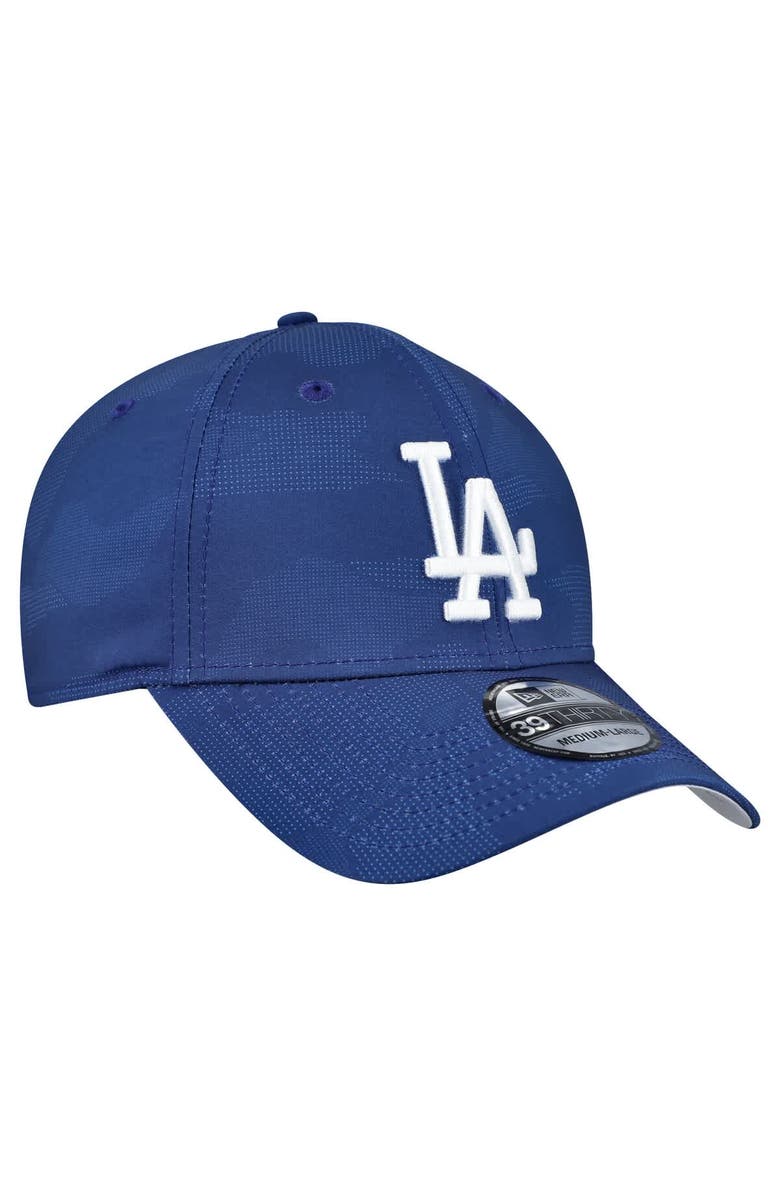 New Era Men's New Era Royal Los Angeles Dodgers Tonal Camo 39THIRTY Flex Hat, Alternate, color, Royal