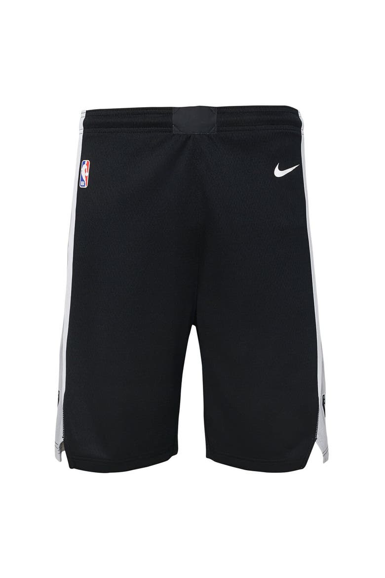 Youth Nike Black San Antonio Spurs Swingman Performance Shorts – Icon Edition, Alternate, color, Black