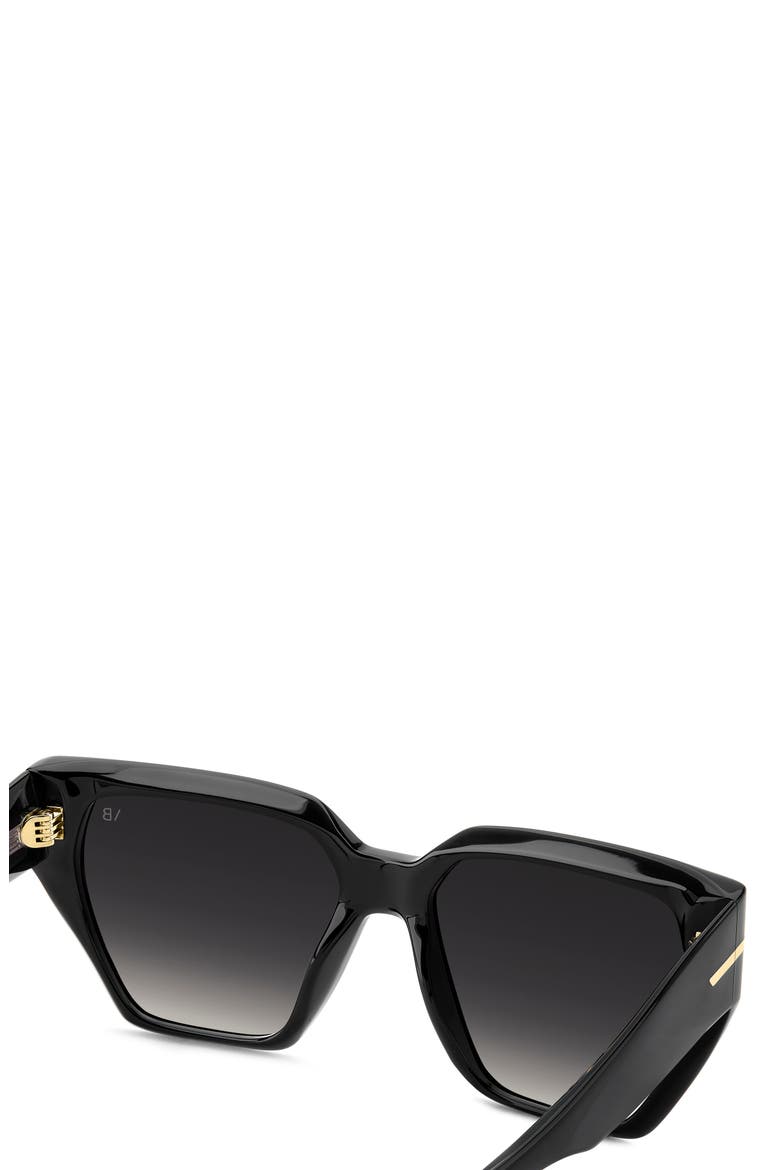57mm Gradient Square Sunglasses, Alternate, color, 0807-9O