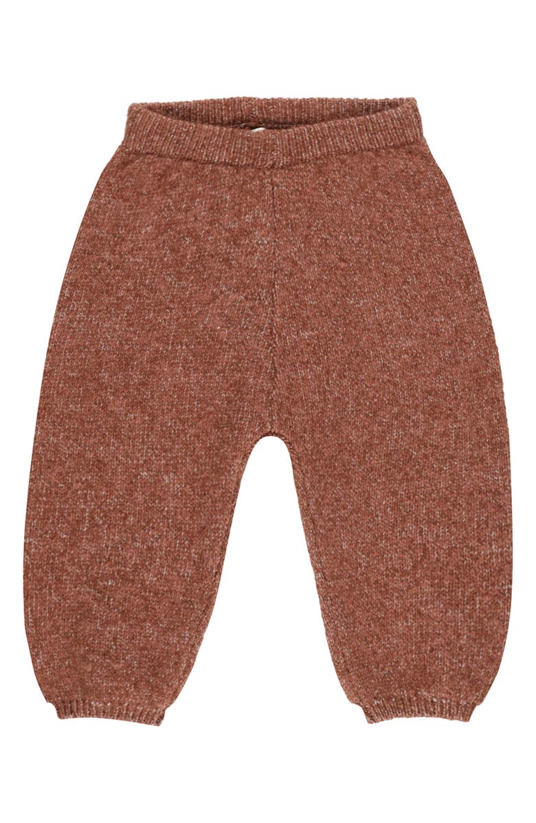 Rylee + Cru Kids' Knit Pants, Main, color, Heathered Brick
