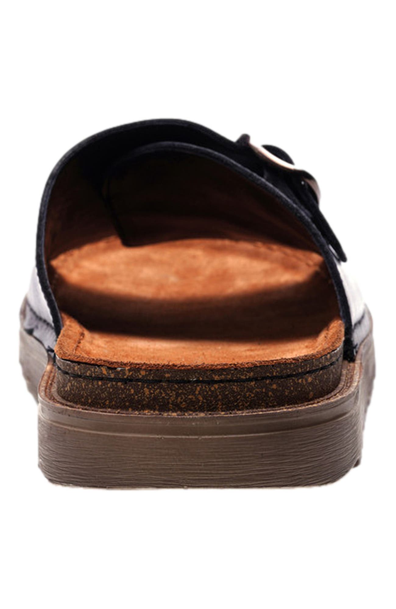 A. Veer Havana Double Strap Sandal, Alternate, color, Black Leather