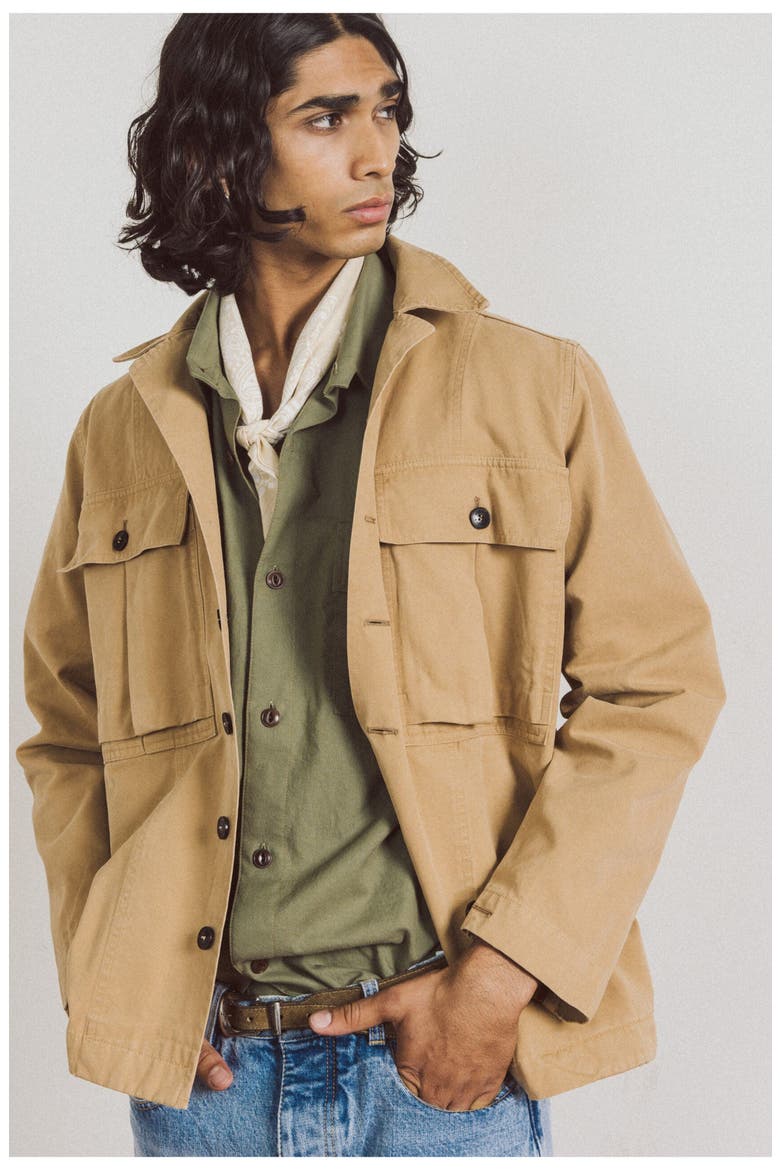 Solomons Canvas Cotton Overshirt, Alternate, color, MOU
