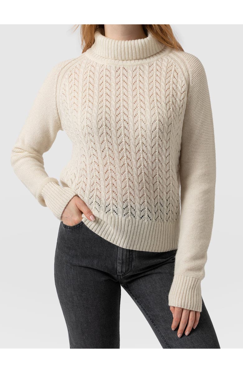 Saint + Sofia Luther Leather Gloves, Alternate, color, Black