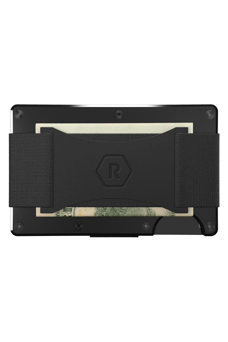 Metal Aluminum RFID Cash Strap, Alternate, color, ROYAL BLACK