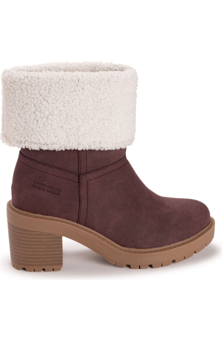 MUK LUKS Londyn Boot, Alternate, color, Burgundy