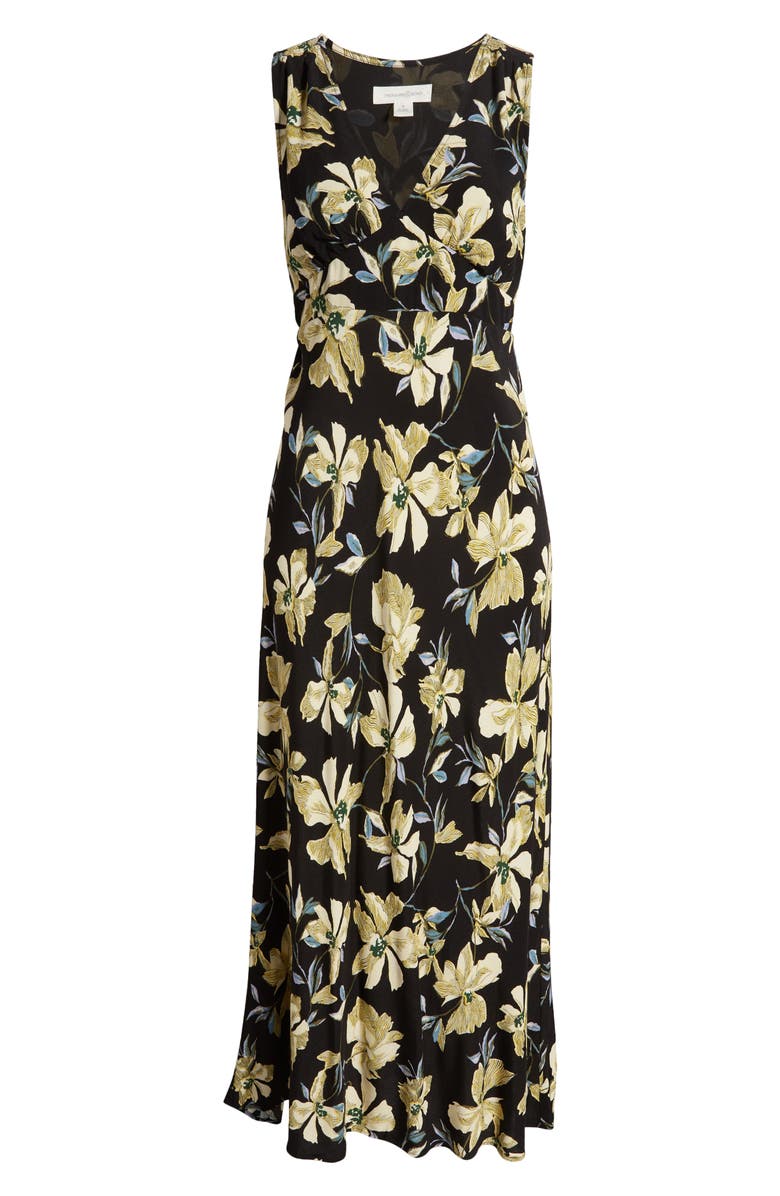 Treasure & Bond Floral Maxi Dress, Alternate, color, Black Via Floral