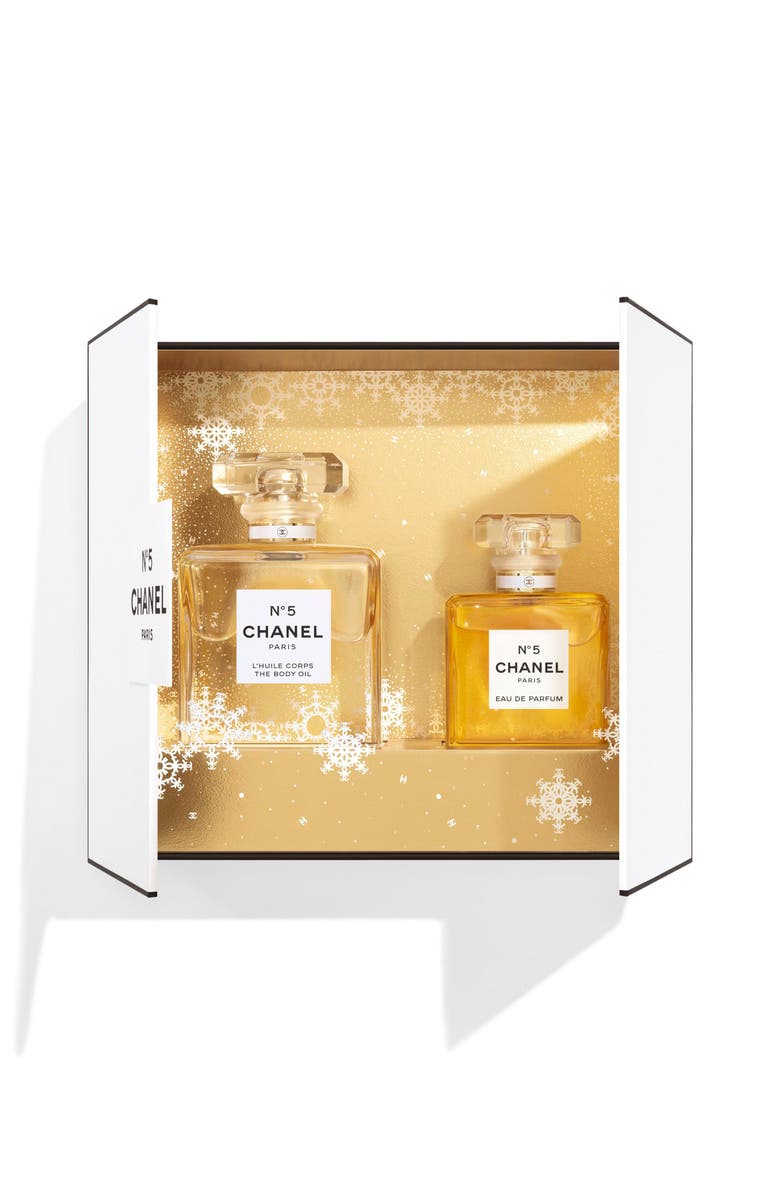 CHANEL N°5 Eau de Parfum Body Oil Set, Main, color, 